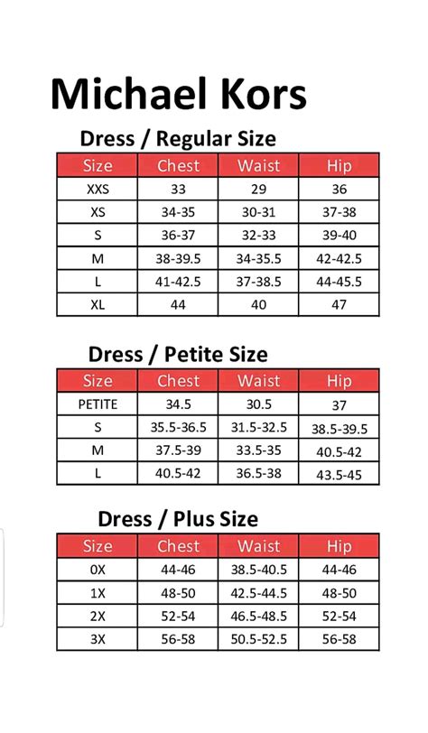 michael kors suit size guide|Michael Kors shoe size chart.